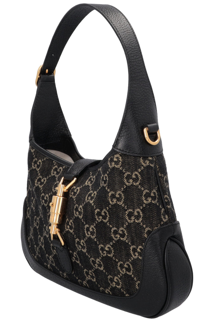 GUCCI Jackie 1961 Petit Modèle en Denim Noir