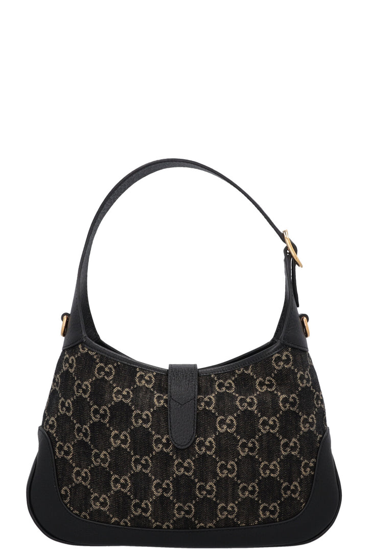 GUCCI Jackie 1961 Petit Modèle en Denim Noir