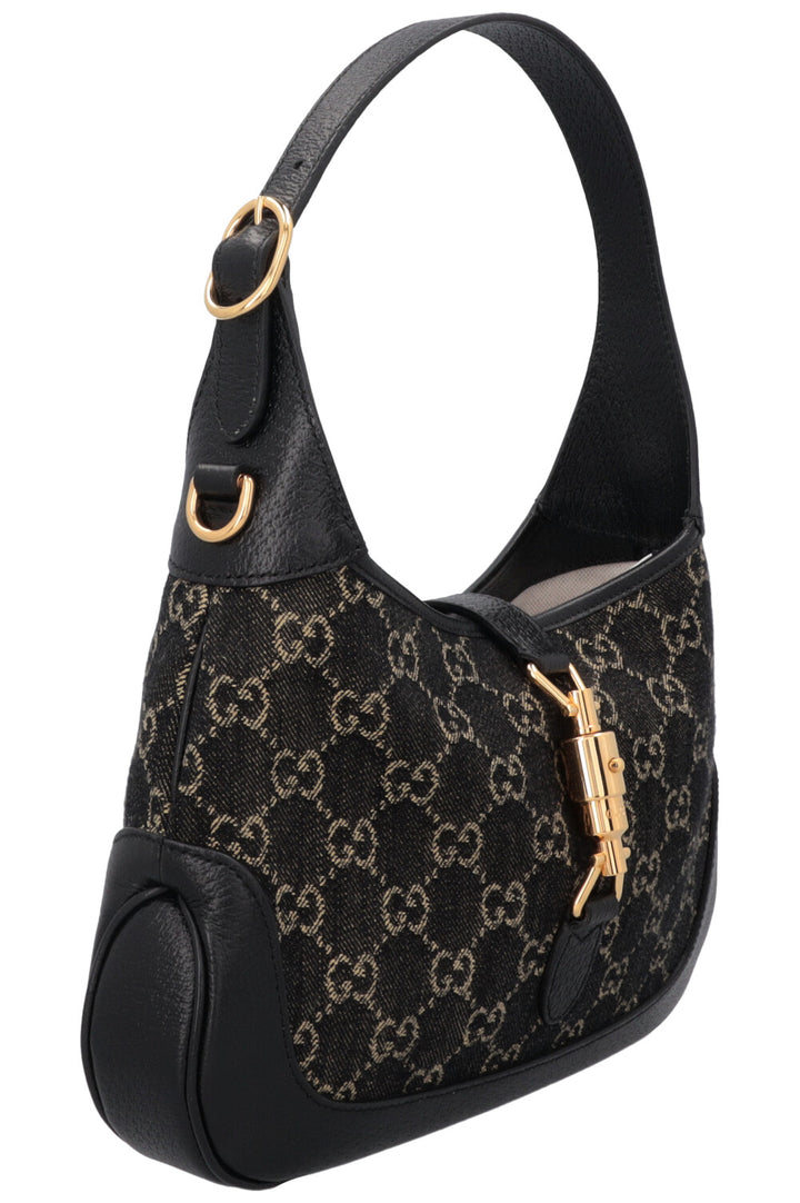 GUCCI Jackie 1961 Petit Modèle en Denim Noir