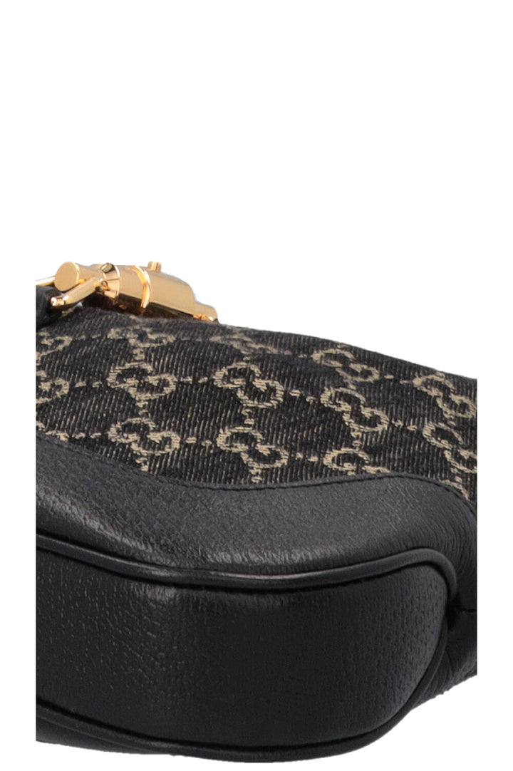 GUCCI Jackie 1961 Petit Modèle en Denim Noir