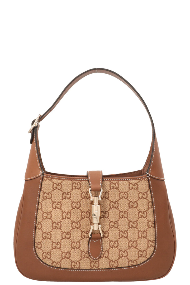 GUCCI Jackie 1961 Raffia Supreme Brown