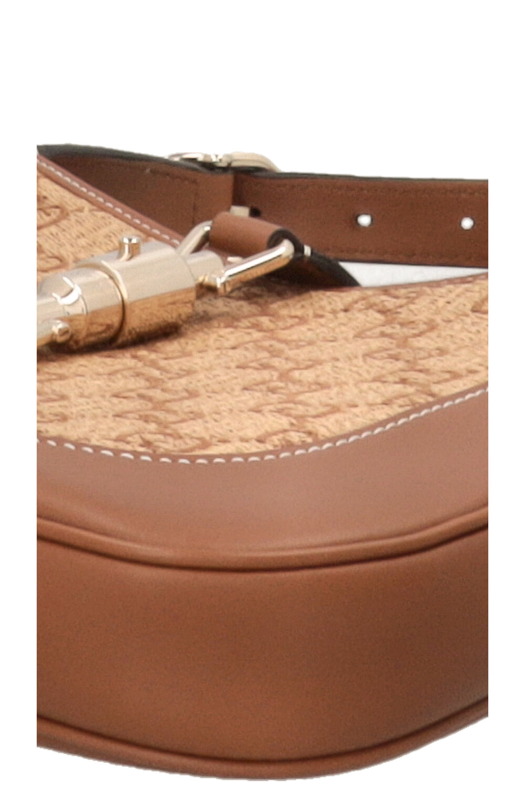 GUCCI Jackie 1961 Raffia Supreme Brown