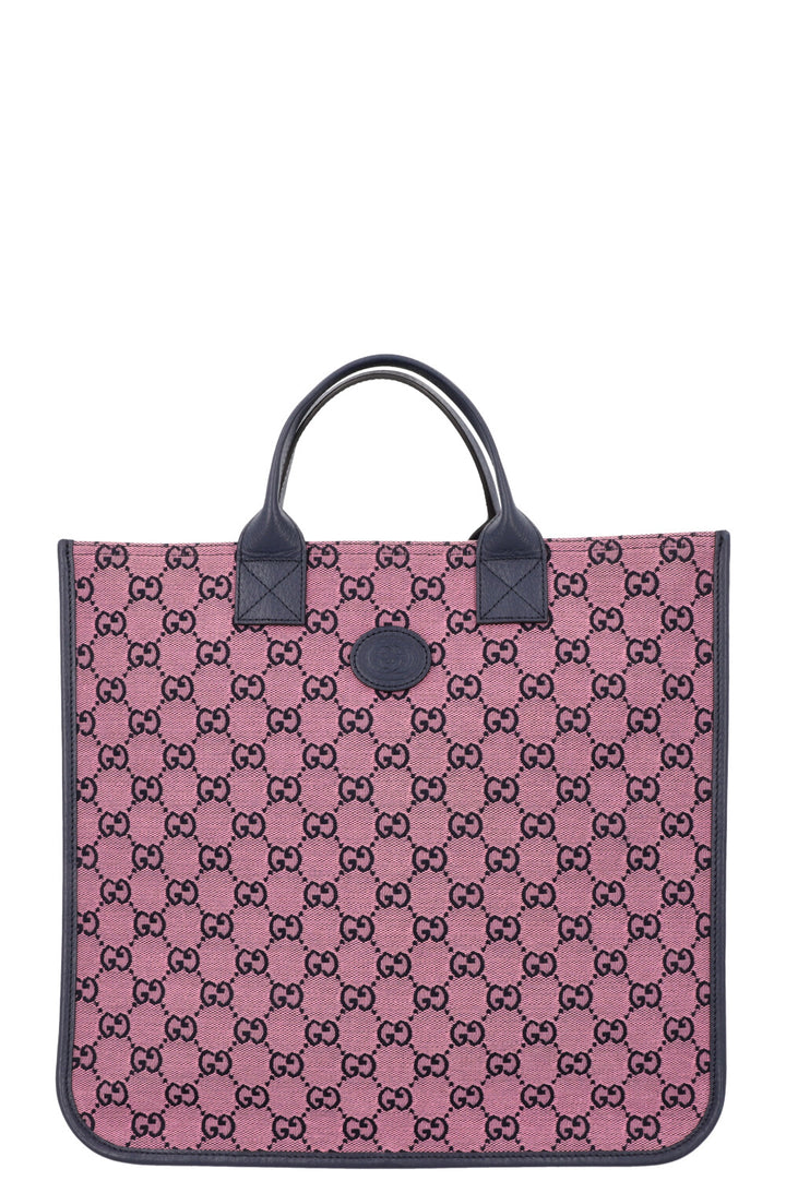 GUCCI  Supreme Tote Small Pink Blue