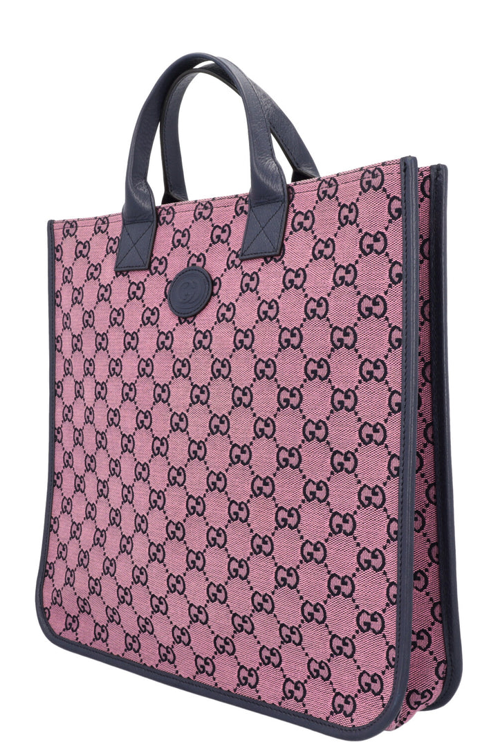 GUCCI  Supreme Tote Small Pink Blue