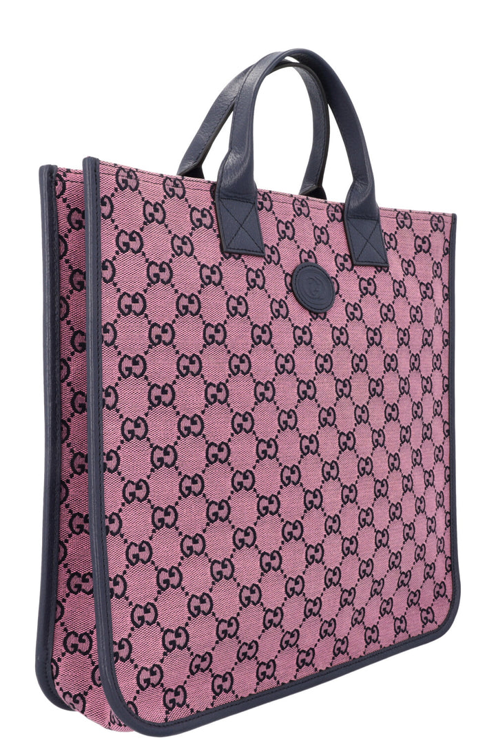 GUCCI  Supreme Tote Small Pink Blue