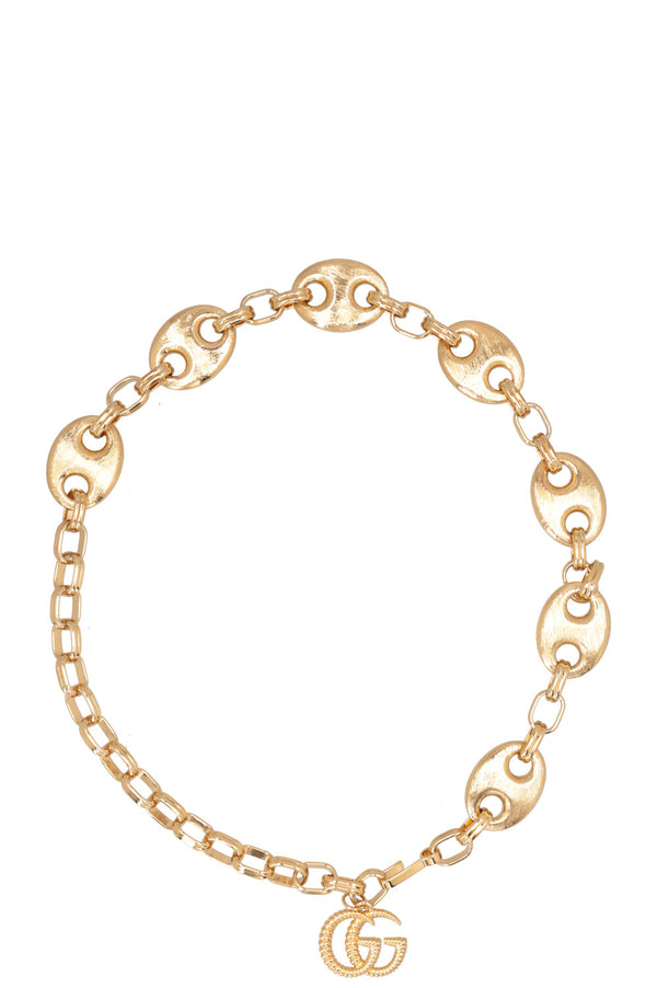 GUCCI Chain Link GG Belt Gold