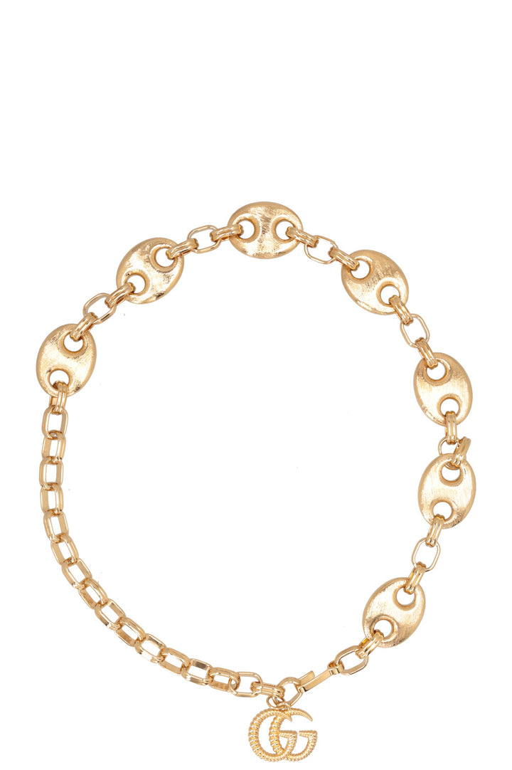GUCCI Chain Link GG Belt Gold