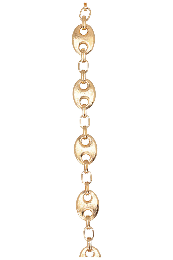 GUCCI Chain Link GG Belt Gold