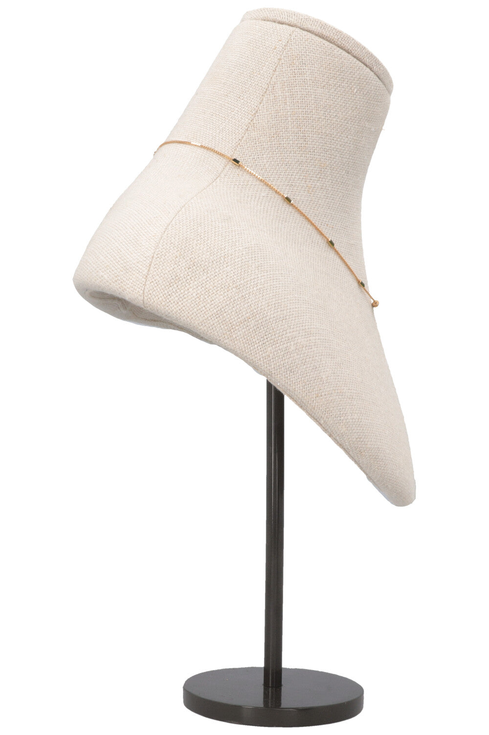 Collier GUCCI Link to Love en or 18 carats et émeraude.