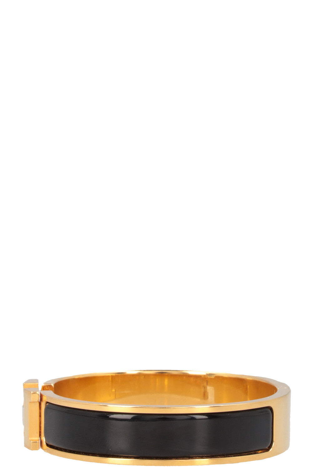 HERMÈS Clic H Bracelet Black Gold