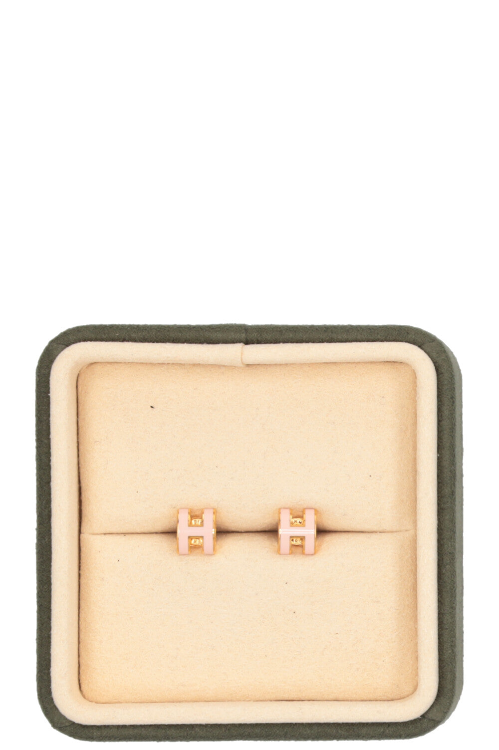 Boucles d'oreilles Mini Pop H HERMÈS roses