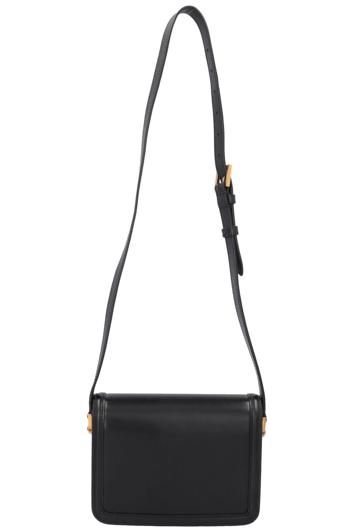 SAINT LAURENT Small Solferino Bag Leather Black