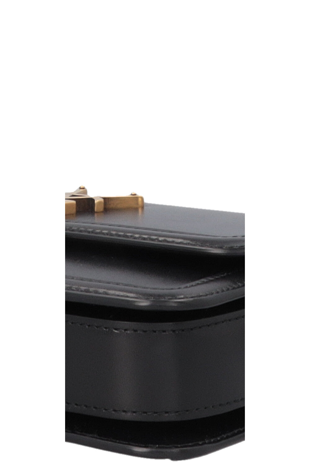 SAINT LAURENT Small Solferino Bag Leather Black
