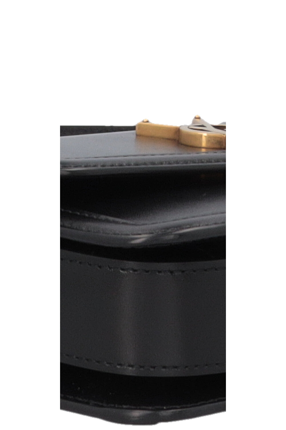 SAINT LAURENT Small Solferino Bag Leather Black