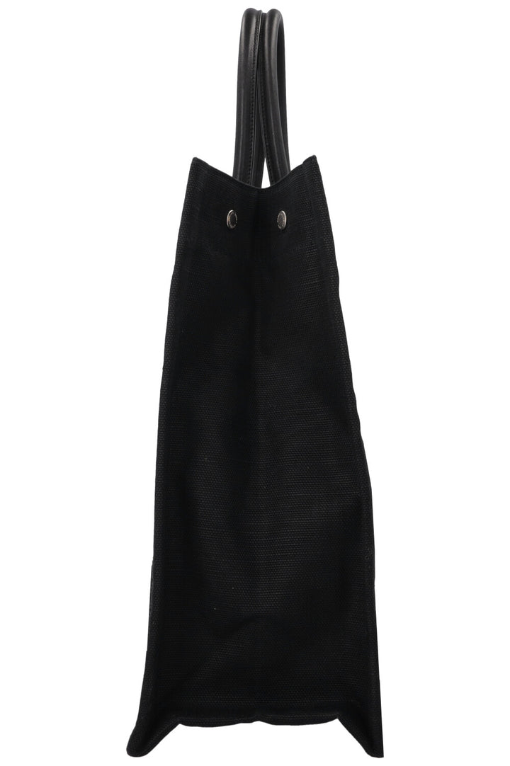 SAINT LAURENT Rive Gauche Large Raffia Noir