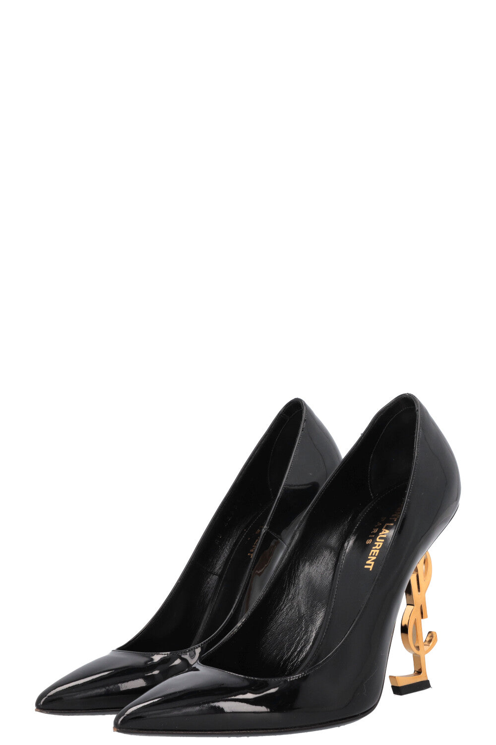 SAINT LAURENT Opyum Heels Patent Black