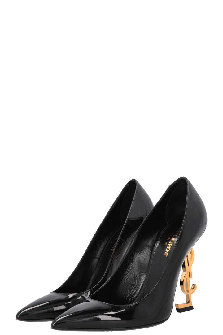 SAINT LAURENT Opyum Heels Patent Black