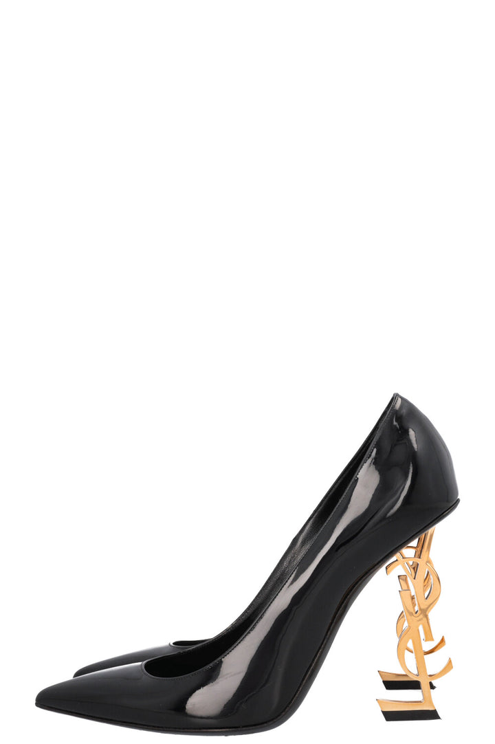 SAINT LAURENT Opyum Heels Patent Black