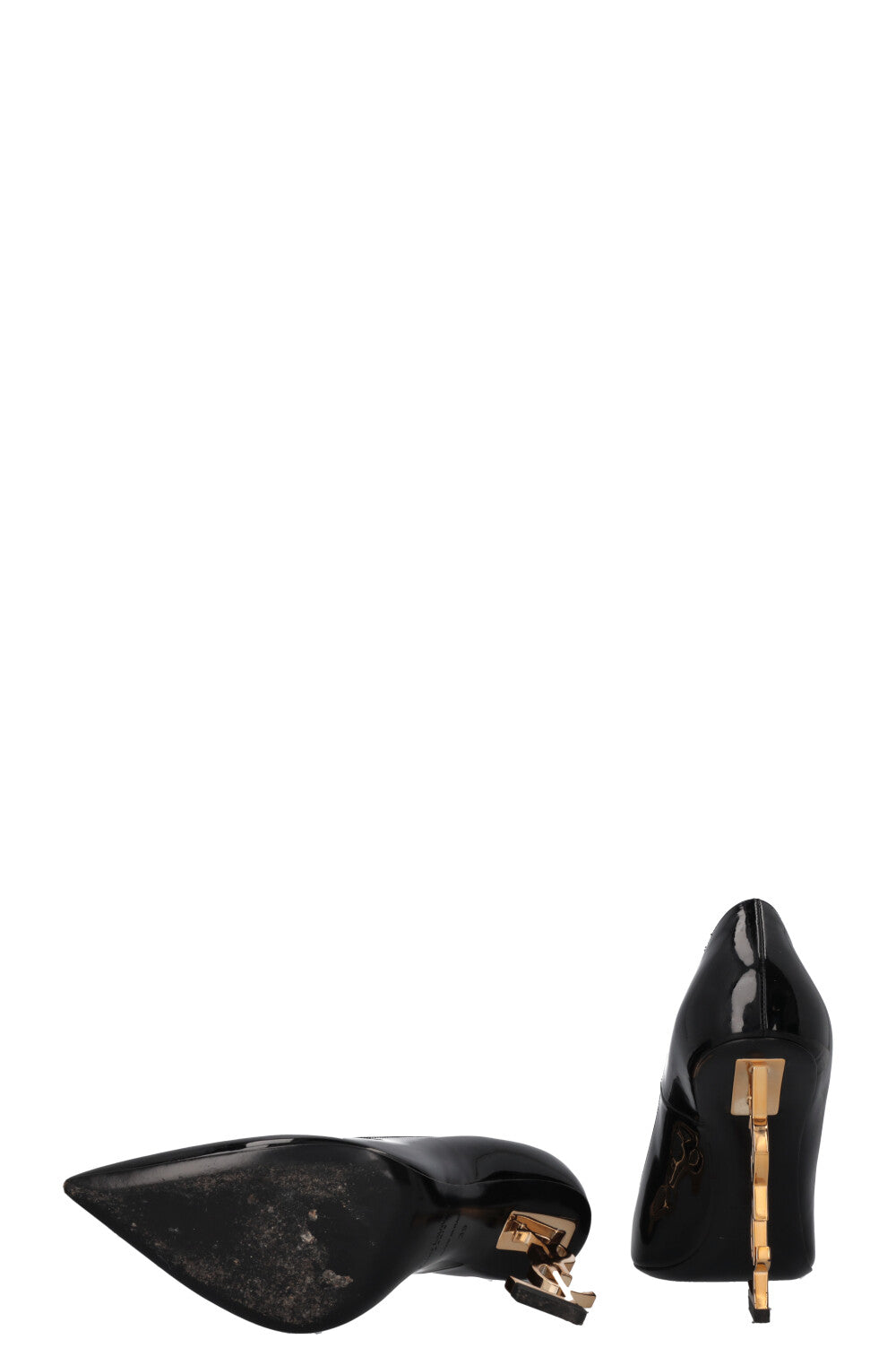 SAINT LAURENT Opyum Heels Patent Black