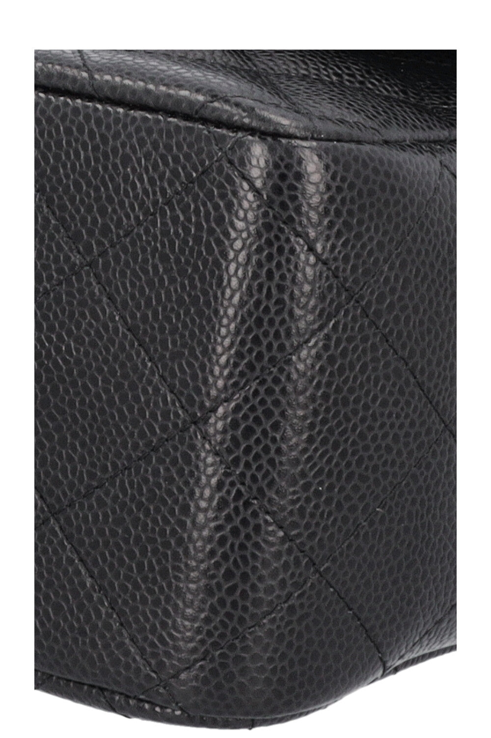 CHANEL Large Double Flap Bag Caviar Black