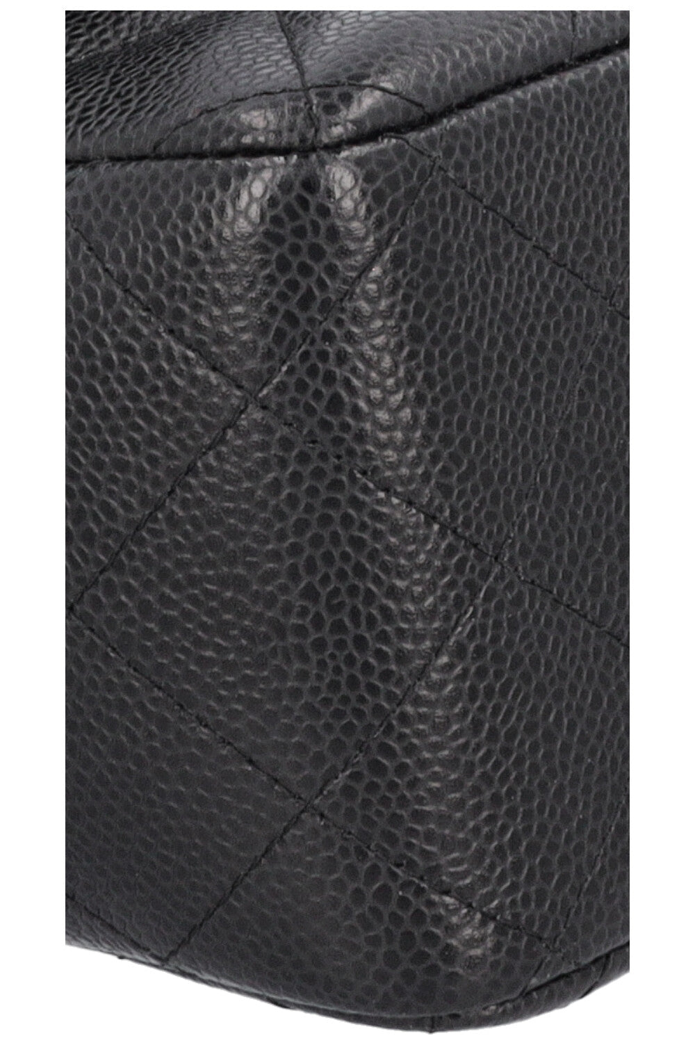 CHANEL Large Double Flap Bag Caviar Black
