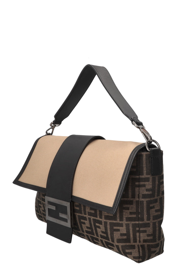 FENDI Large Zucca Print Baguette Bag