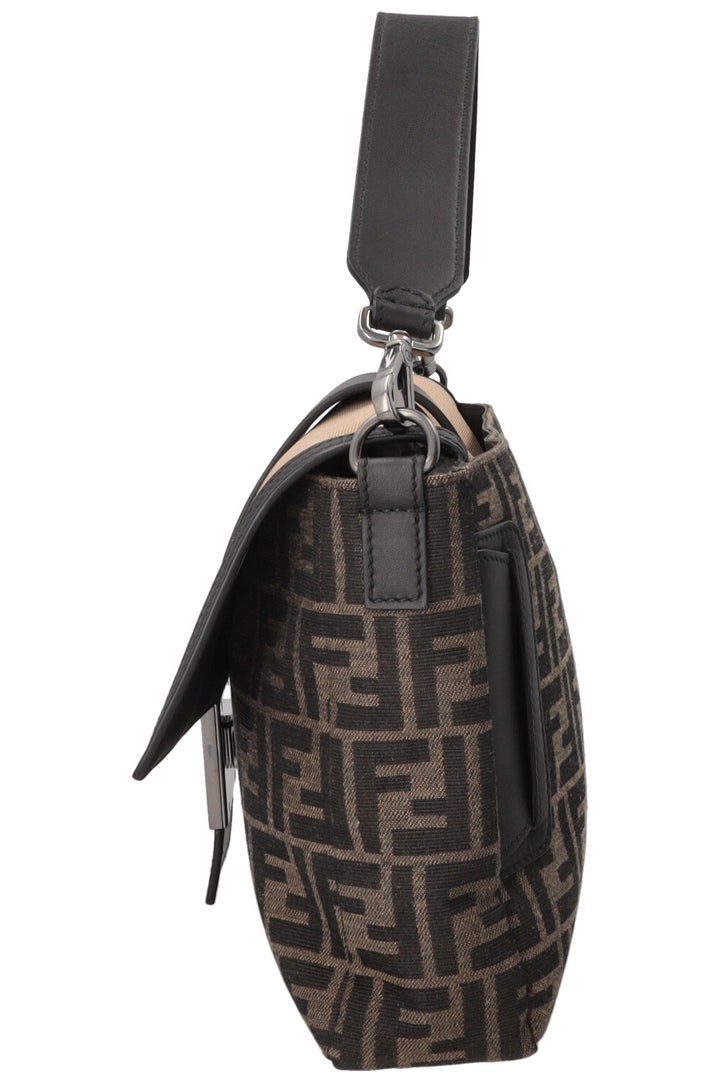FENDI Large Zucca Print Baguette Bag
