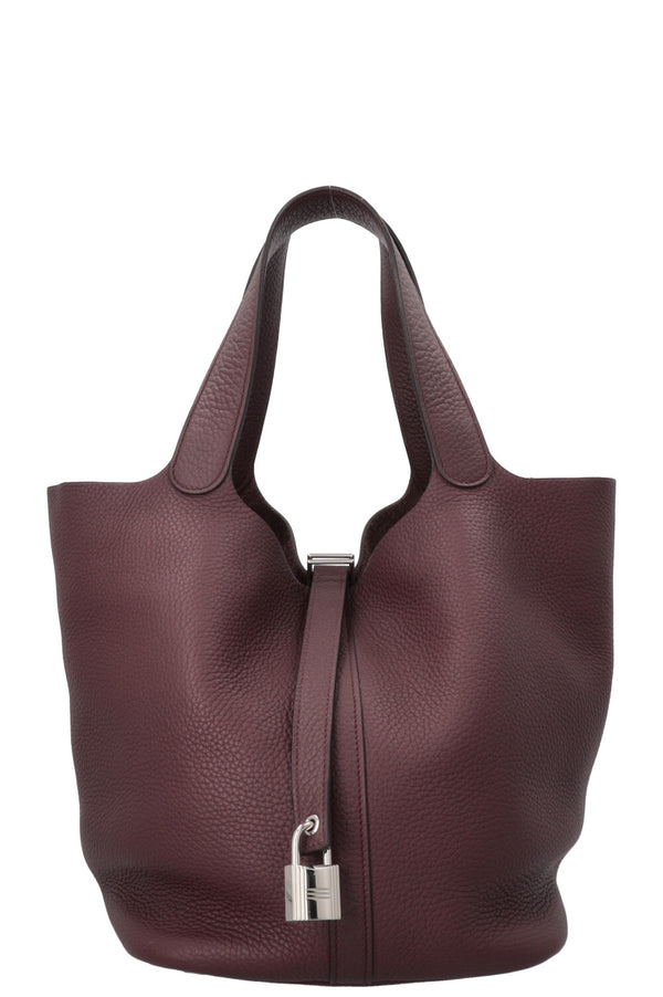 HERMÈS Picotin Lock 26 Clémence Bordeaux