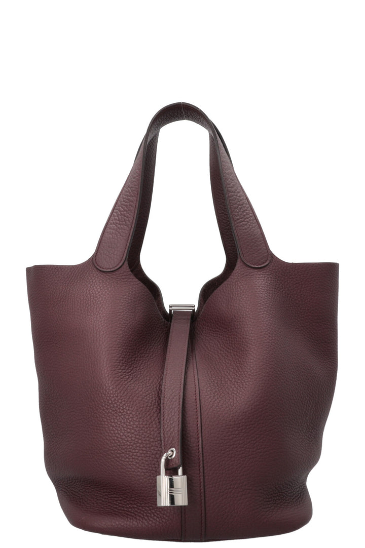 HERMÈS Picotin Lock 26 Clemence Bordeaux