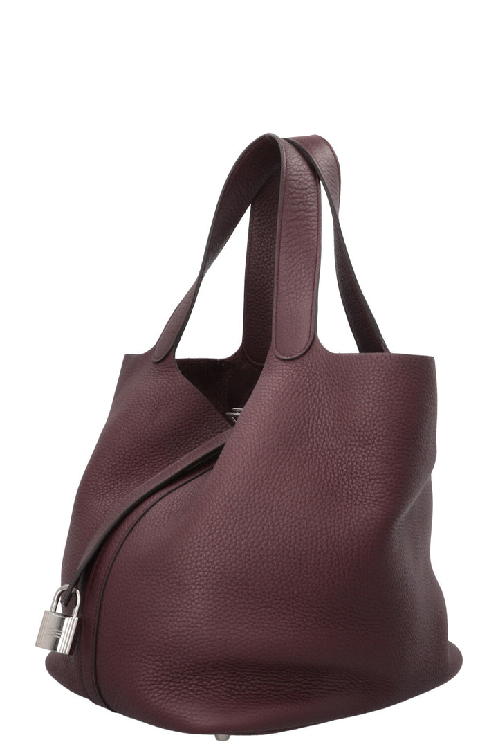 HERMÈS Picotin Lock 26 Clemence Bordeaux