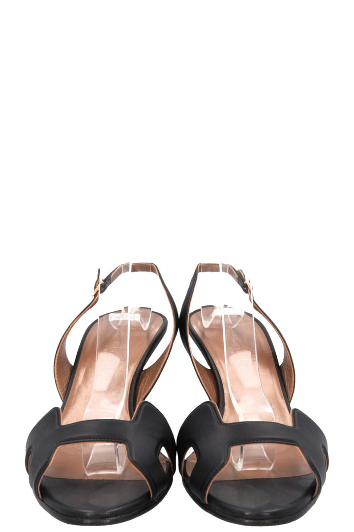 HERMÈS Holy Heels Leather Black