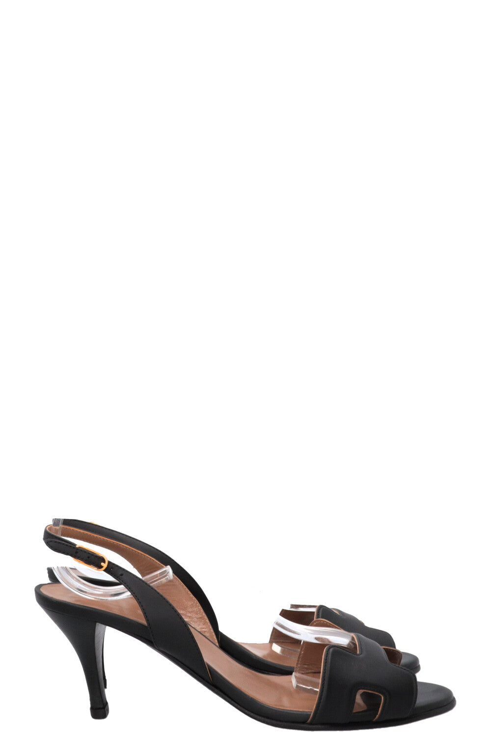 HERMÈS Holy Heels Leather Black