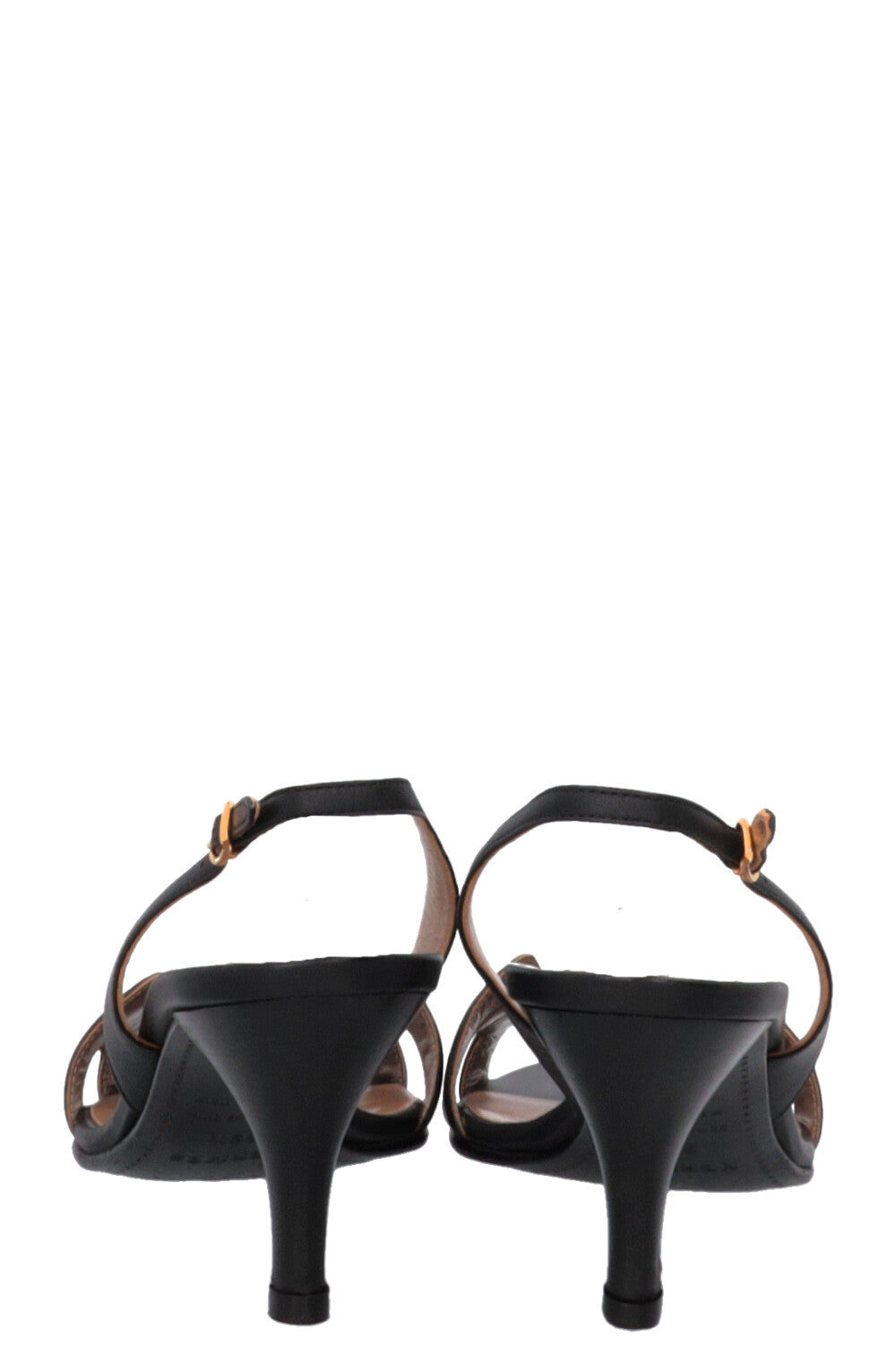 HERMÈS Holy Heels Leather Black