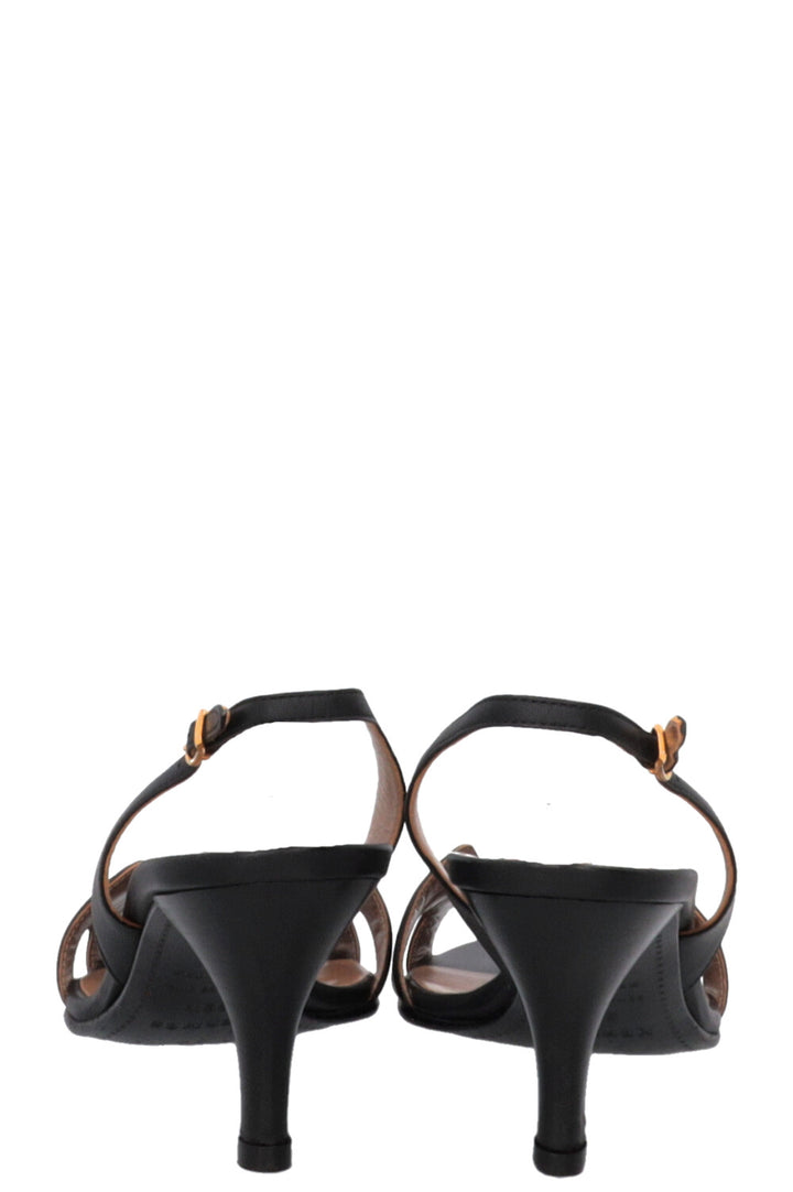 HERMÈS Holy Heels Leather Black