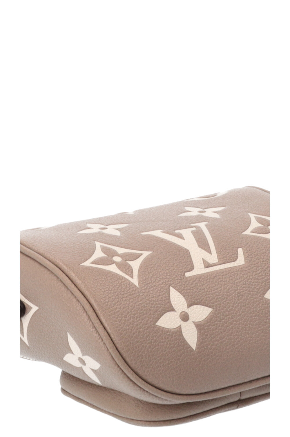 LOUIS VUITTON Mini Bum Bag Giant Monogram Taupe