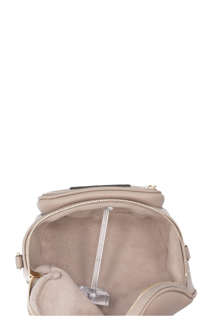 LOUIS VUITTON Mini Bum Bag Giant Monogram Taupe