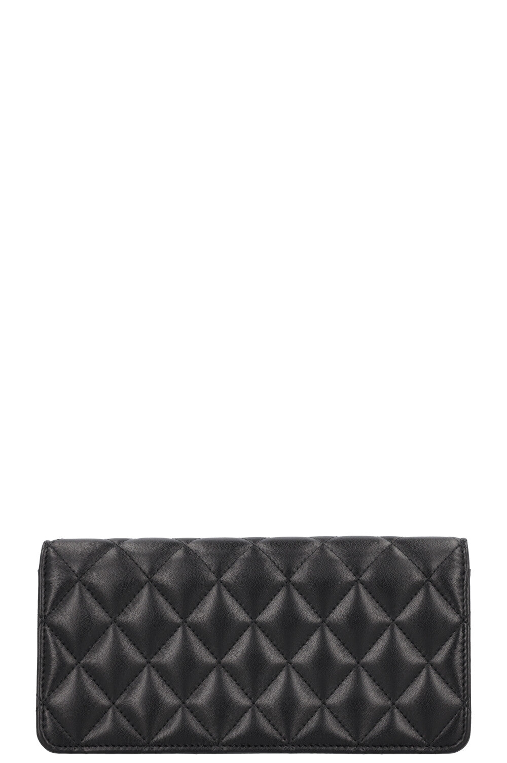 CHANEL Quilted CC Clutch Black