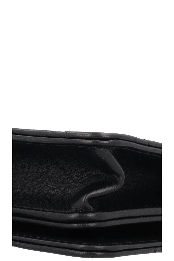 CHANEL Quilted CC Clutch Black