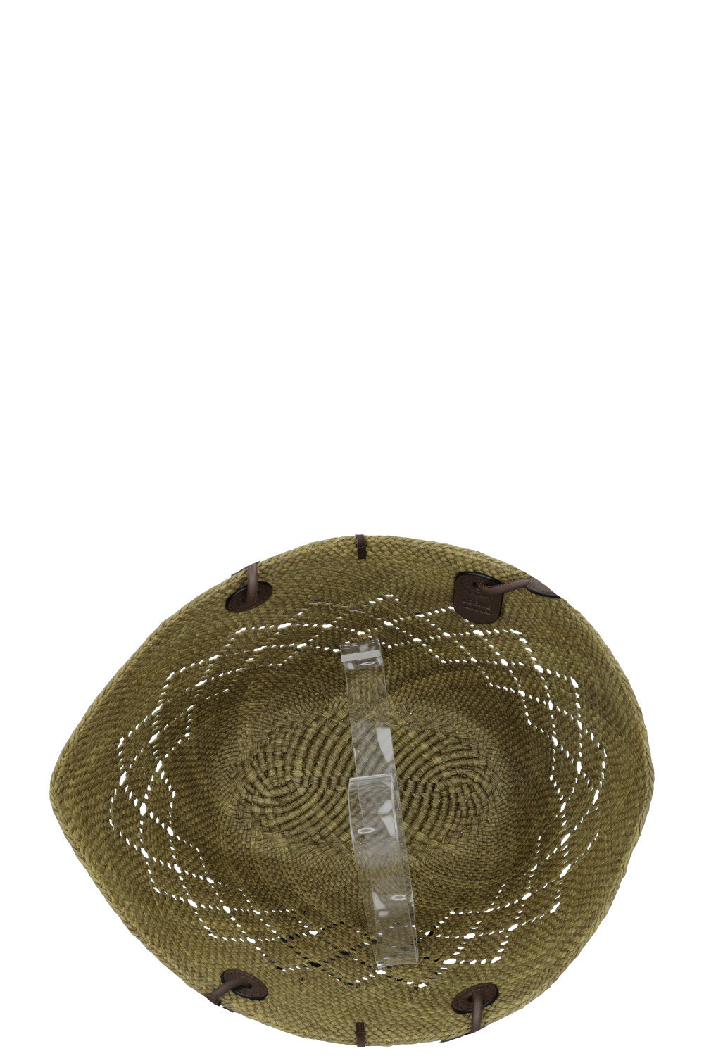LOEWE Anagram Raffia Tote Bag Brown