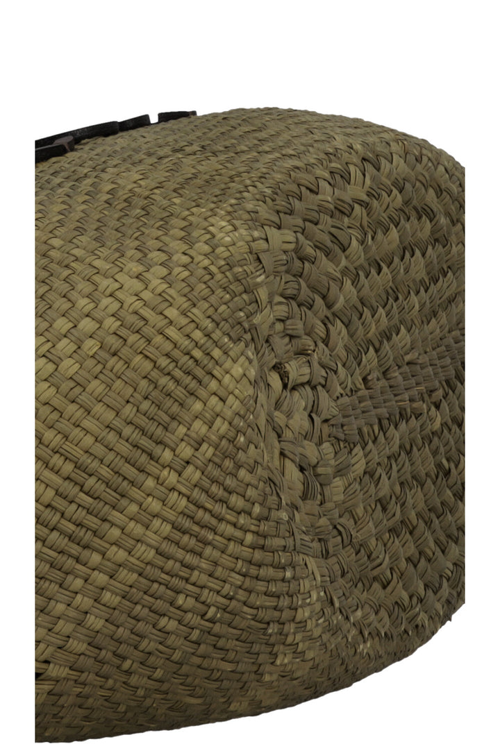 LOEWE Anagram Raffia Tote Bag Brown