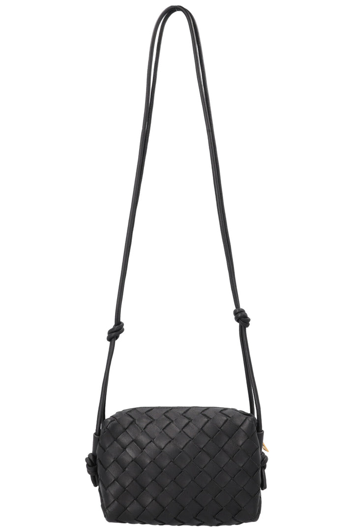 BOTTEGA VENETA Mini Loop Bag Intrecciato Sac noir