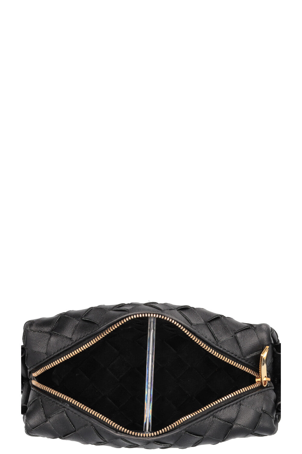 BOTTEGA VENETA Mini Loop Bag Intrecciato Sac noir