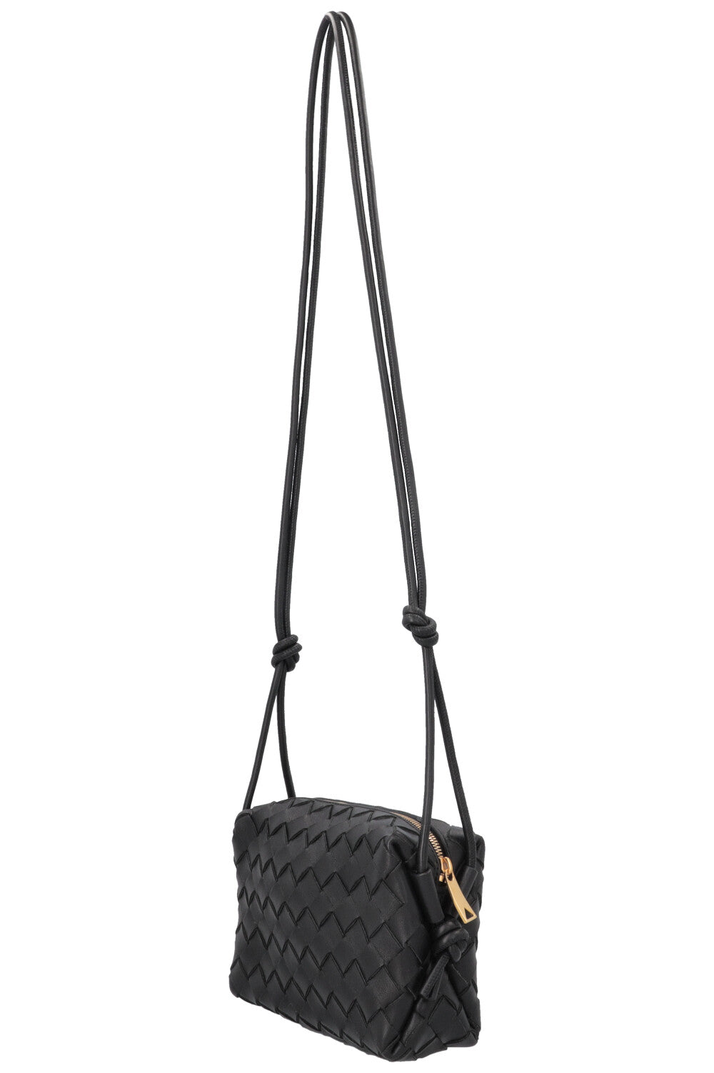 BOTTEGA VENETA Mini Loop Bag Intrecciato Sac noir