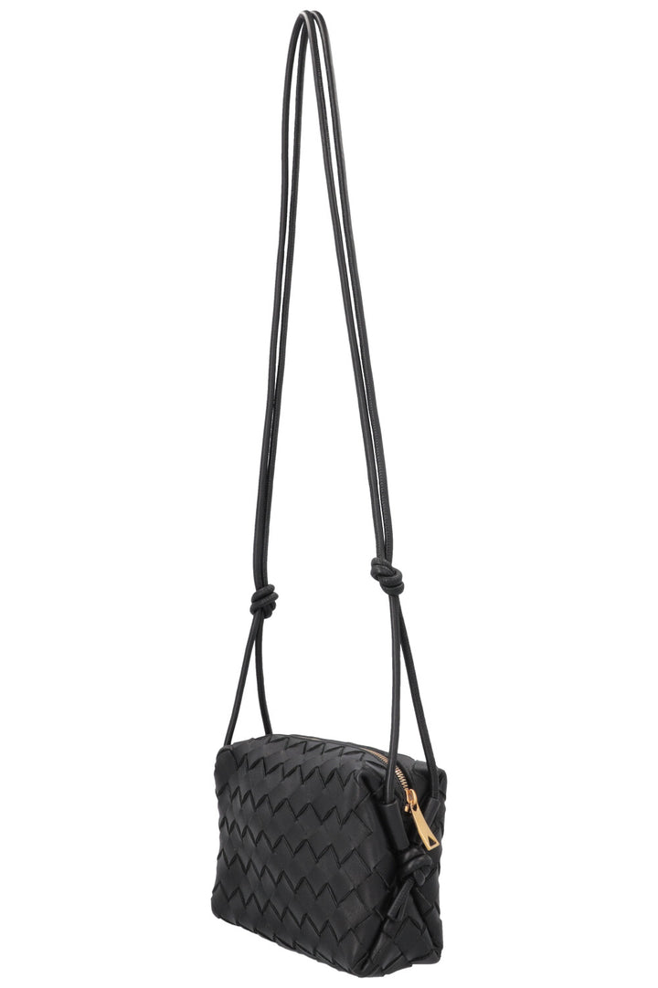 BOTTEGA VENETA Mini Loop Bag Intrecciato Sac noir