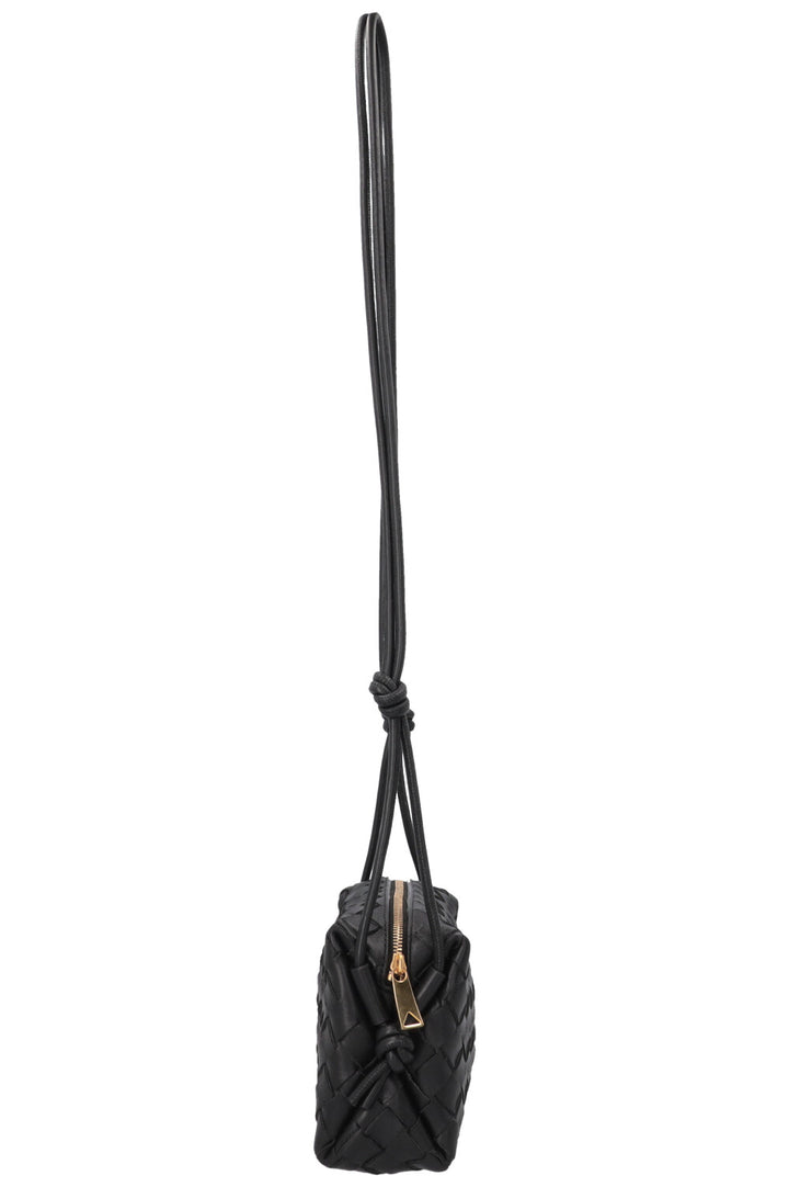 BOTTEGA VENETA Mini Loop Bag Intrecciato Sac noir