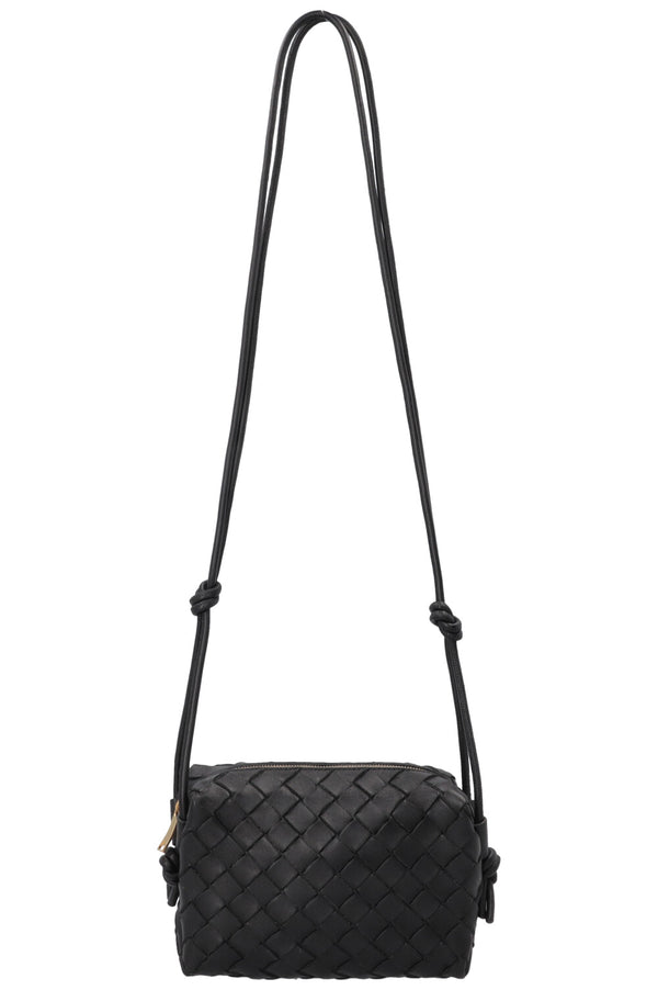 BOTTEGA VENETA Mini Loop Bag Intrecciato Bag Black