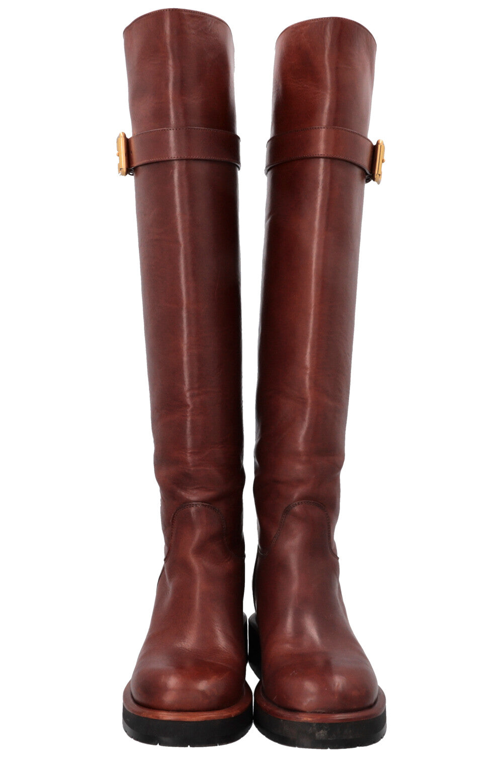 CHLOÉ Riding Boots Cognac