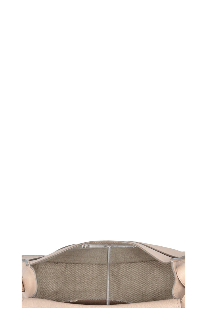 CHLOÉ Marcie Crossbody Bag Leather Grey