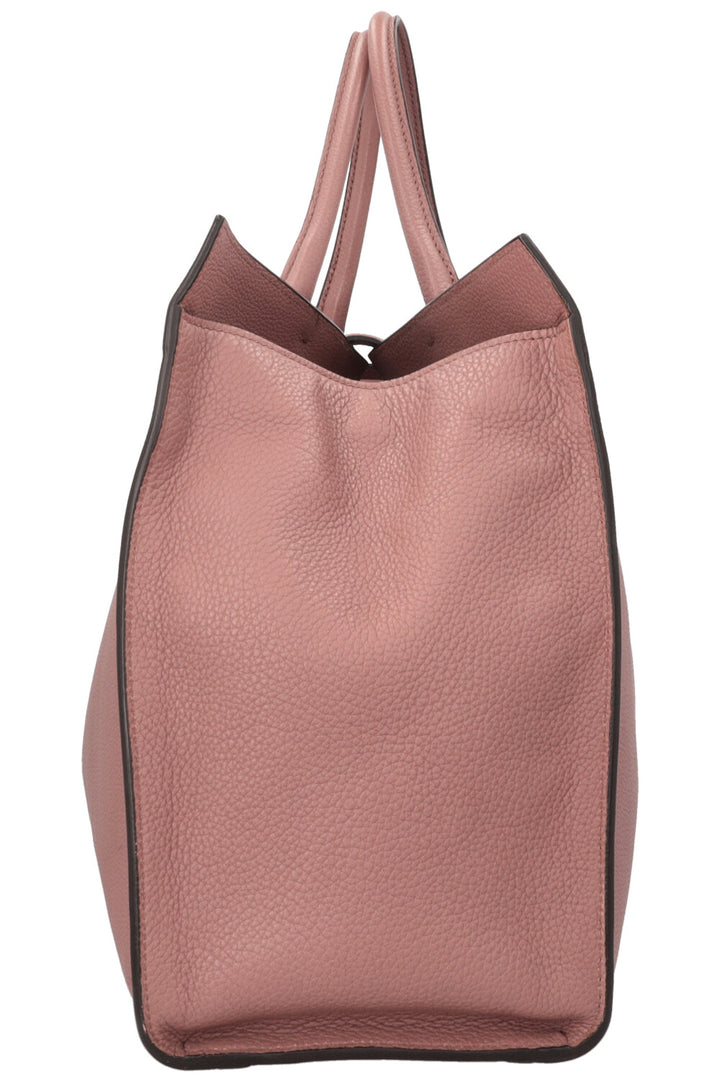 GUCCI Jackie Soft Tote Bag Rose Foncé