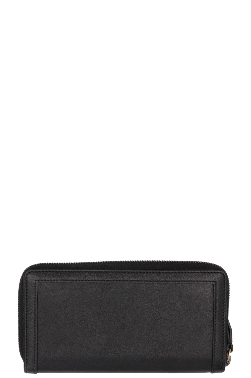 Portefeuille zippé en bambou noir GUCCI